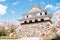 Nagahama castle with cherry blossoms in Shiga, Japan