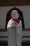 Nagano, Japan - June 5, 2017: Traditional stone carved Jizo wit