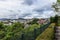 Nagasaki city skyline from top of the hill of Minami-Yamate