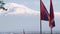 Nagorno-karabakh conflict, Azerbaijan war. Armenian flag on military cementary.