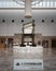 Nagoya, Aichi, Japan - The weaving machine at the main entrance lobby of Toyota Commemorative Museum of Industry and Technology.