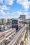 Naha city monorail in Okinawa island