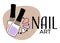 Nail art studio, salon for polishing fingernails