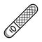 Nail file icon vector