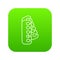 Nail foot tool separator icon green vector
