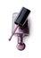 Nail polish of dark purple fashionable color