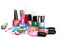 Nail polishes and glitters