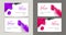 Nail salon business card manicure pedicure. Nail polish logo studio vector beauty spa hair design makeup