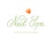 Nail Spa Logo Vector Lettering