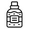 Nail spray icon outline vector. Polish bar