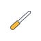 nailfile outline icon. Element of colored spa icon for mobile concept and web apps. Thin line nailfile outline icon can be used