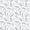 Nails and screws seamless pattern