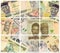 Naira banknotes collage