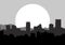 Nairobi Skyline silhouette image