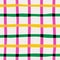 Naive seamless vibrant checkered pattern in doodle style on a light background. Bright minimalistic Contemporary graphic bauhaus