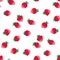 Naive simple strawberry polka dot pattern