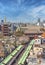 Nakamise shopping avenue in the Sensoji Buddhist temple of Asakusa at spring.