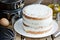 Naked cake with cheese frosting