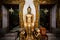 Nakhon Pathom, March 11, 2023. Wat Rai Khing, a civilian monastery built in 1791, The Buddha image features Chiang Saen style,