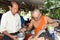 Nakhonnayok-Thailand ,July 3 : Shaved ordained Buddhist ceremony