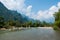 Nam Song River near Vang Vieng