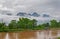 Nam Song river in Vang Vieng, Lao