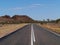 Namatjira road along the ranges