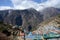 Namche Bazaar view - popular place among trekkers,Nepal