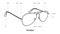 Name of parts of Aviator glasses with text frame glasses fashion accessory illustration. Sunglass 3 4 view for Men