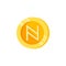 Namecoin, coin, money color icon. Element of color finance signs. Premium quality graphic design icon. Signs and symbols