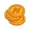 namecoin cryptocurrency stack icon