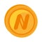 namecoin money golden icon