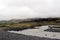 Nameless river, flowing through the lava fields Near Skaftafell. in Iceland