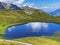 Nameless small alpine lakes and natural mini ponds on the mountain plateaus in the Uri Alps mountain massif, Kerns - Switzerland