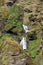 Nameless waterfall in vicinities of Vic in Iceland