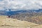 Namgyal Monastery in Lo Manthang of Upper Mustang in Nepal with Lama Buddhists and Pilgrims