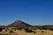 Namibia: Landscape with hills in the Kalahari-semi desert in the