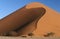 Namibia Namib Desert sand dunes