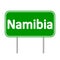 Namibia road sign.