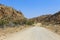 Namibian landscape along the gravel road. Khomas, Namibia