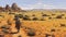 Namibian Plateau In Milo Manara Style