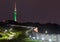 Namsan Park and N Seoul Tower at Night