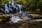 Namtok Salatdai waterfall small size waterfall ,Nakhon Nayok,Thailand