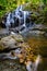 Namtok Salatdai waterfall small size waterfall ,Nakhon Nayok,Thailand