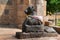 Nandi bull at the entrance to the mahamandapa, Brihadisvara Temple, Gangaikondacholapuram, Tamil Nadu, India