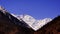 Nanga Parbat mountain glacier view from Fairy meadows valley