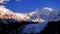 Nanga Parbat mountain glacier view from Fairy meadows valley