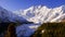 Nanga Parbat mountain glacier view from Fairy meadows valley