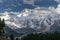 Nanga Parbat mountain massif at Fairy meadow, Chilas, Gilgit Baltistan, Pakistan