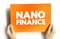 Nano finance - lending, purchasing, leasing to natural person with the purpose of doing business without assets or property as